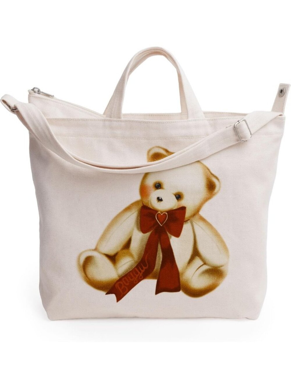 Stylish Horizontal Zip Duck Bag - Versatile Tote for Travel, Work & Everyday Use